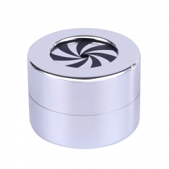 Rotating Ring Box Holder for Engagement Wedding Anniversary Valentine Present Gift Stainless Steel Jewelry Case