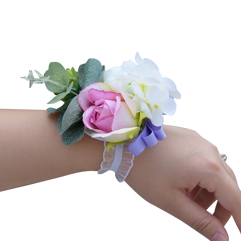 lavender wrist corsage